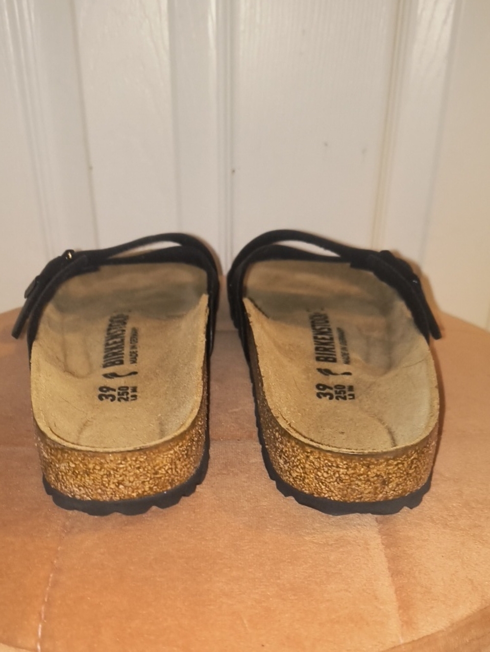 Birkenstock Yao Birko-Flor Strappy Slide Sandals Black Size 39 EU - Picture 6 of 7